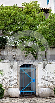 Entrance gate in the Greek courtyard