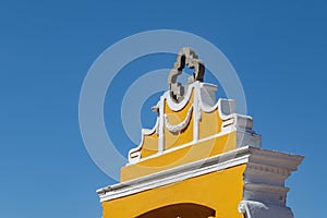 Entrance gate of the historical Shrine of Our Lady of Remedies