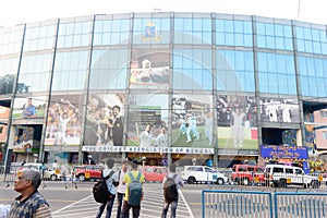 Entrance Gate of iconic cricket stadium Eden Gardens crickets ground, oldest stadium venue of IPL franchise Kolkata Knight Riders