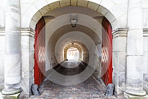 Entrance gate of the Kastellet citadel in Copenhagen, Denmark