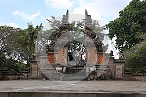 entrance gate with a large courtyard