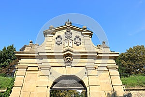 Entrance gate Leopoldova brana to Vysehrad