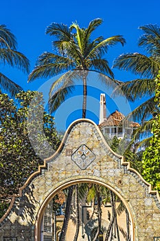 Entrance Gate Mar-A-Lago Trump's House Palm Beach Florida photo