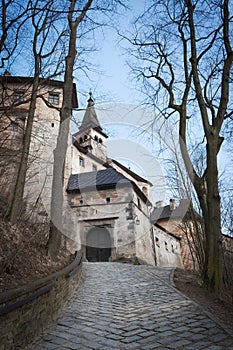 Entrance gate into The medieval Orava Castle, Slovakia.