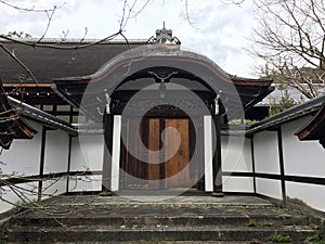 Entrance Gate at Ryoanji, Kyoto, Japan