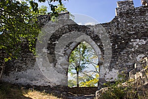 Entrance gate to the Bezdez castle