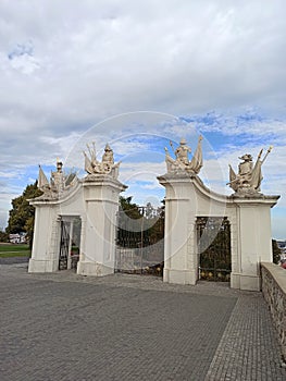 Entrance gate to Bratislava Castle, Slovakia