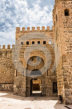 Entrance gate to the city of Toledo through the old city walls