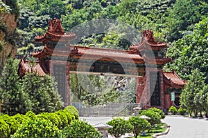 Entrance gate to Cui Huashan, Changan, China