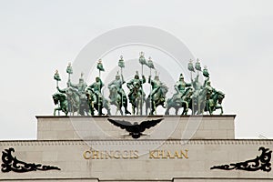 Entrance Gate to Genghis Khan Statue - Mongolia