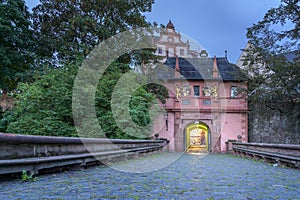 Entrance Gate to the Palace of Darmstadt, Germany