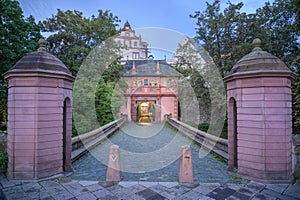 Entrance Gate to the Palace of Darmstadt, Germany