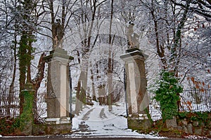 Entrance gate to a park