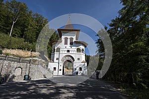 Entrance gate to Saint Ana Monastery, Rohia, Romania 291