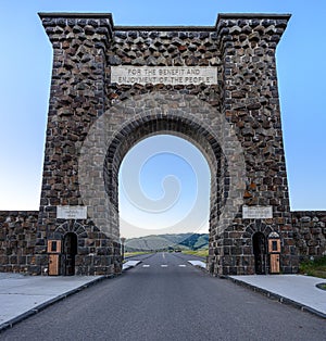 Entrance Gate to Yellowstone National Park