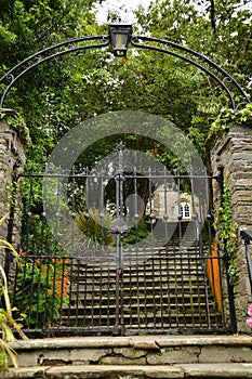 Entrance Gates To Church.