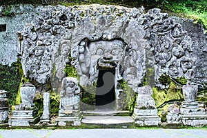 Goa Gajah Elephant Cave in Ubud, Bali, Indonesia photo