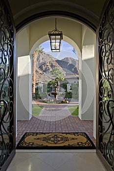 Entrance Hall On Elegant House
