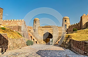 Entrance of Hisor Fortress in Tajikistan