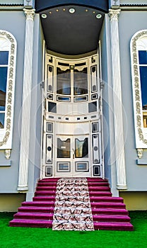 The entrance of a house photo