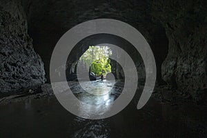 Entrance of india`s one of the biggest Siju Cave,Meghalaya,India