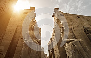 Entrance of the Luxor Temple, Egypt