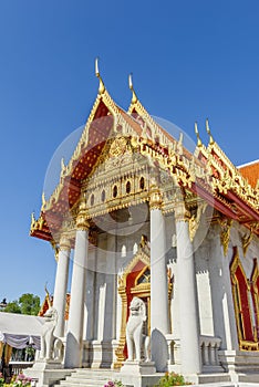 Entrance of Marble Temple, Bangkok, Thailand