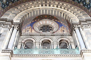 Entrance of Marseille Cathedral, France