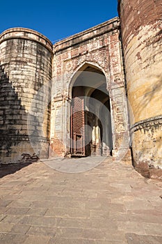 The entrance of the Mehrangarh Fort