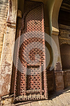 The entrance of the Mehrangarh Fort