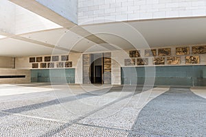 Entrance of the Minor Basilica of Most Holy Trinity. Fatima