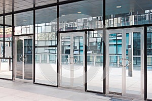 Entrance of a modern building