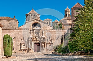 Entrance,Monastery of Santa Maria de Poblet,Spain photo