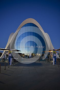 Entrance of oceanografic Valencia