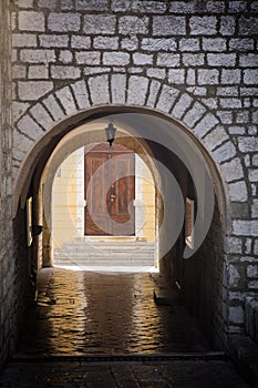 Entrance at old castle