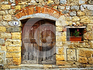 Entrance of an old house