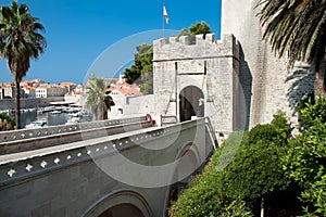 Entrance in old town Dubrovnik
