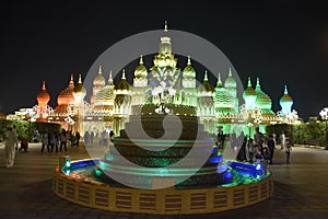 Entrance of pavilion at Global Village in Dubai, UAE