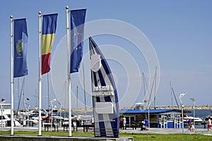 Entrance port Mangalia, Romania