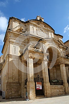 Entrance portal of the Church of St. Catherine of Italy, Valletta, Malta