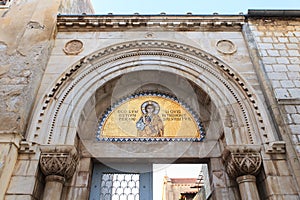 Entrance portal of the Euphrasian Basilica, Porec