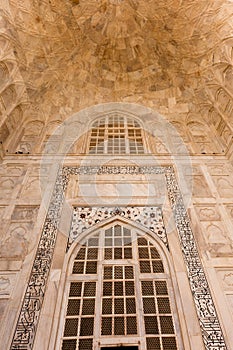 Entrance portico to Taj Mahal