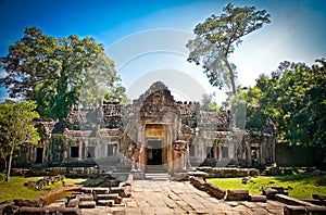 Entrance of Preah Khan Temple, Cambodia.