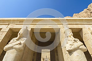 Entrance of the Queen Hatshepsut's temple, Theban Necropolis