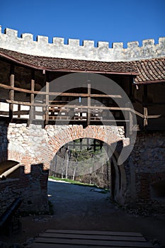 Entrance at Rasnov fortress
