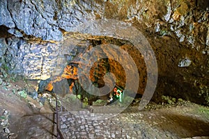 Entrance in the Resava cave photo