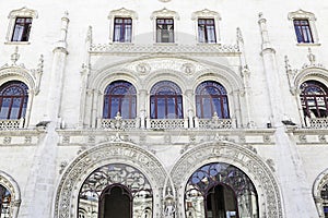 Entrance of Rossio Train Station