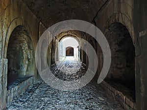 The entrance of Rozafa Castle.