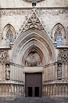 Entrance of Santa Maria del Mar