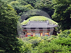 Entrance of Seokguram grotto, South korea photo